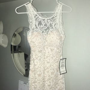 white cocktail dress
